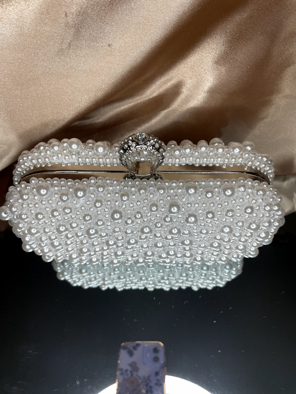 Pearl Clutch Bag