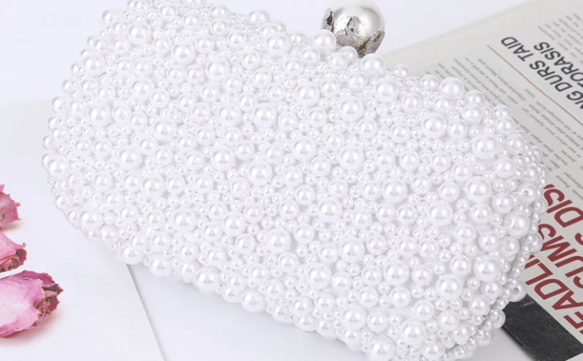 Pearl Clutch Bag