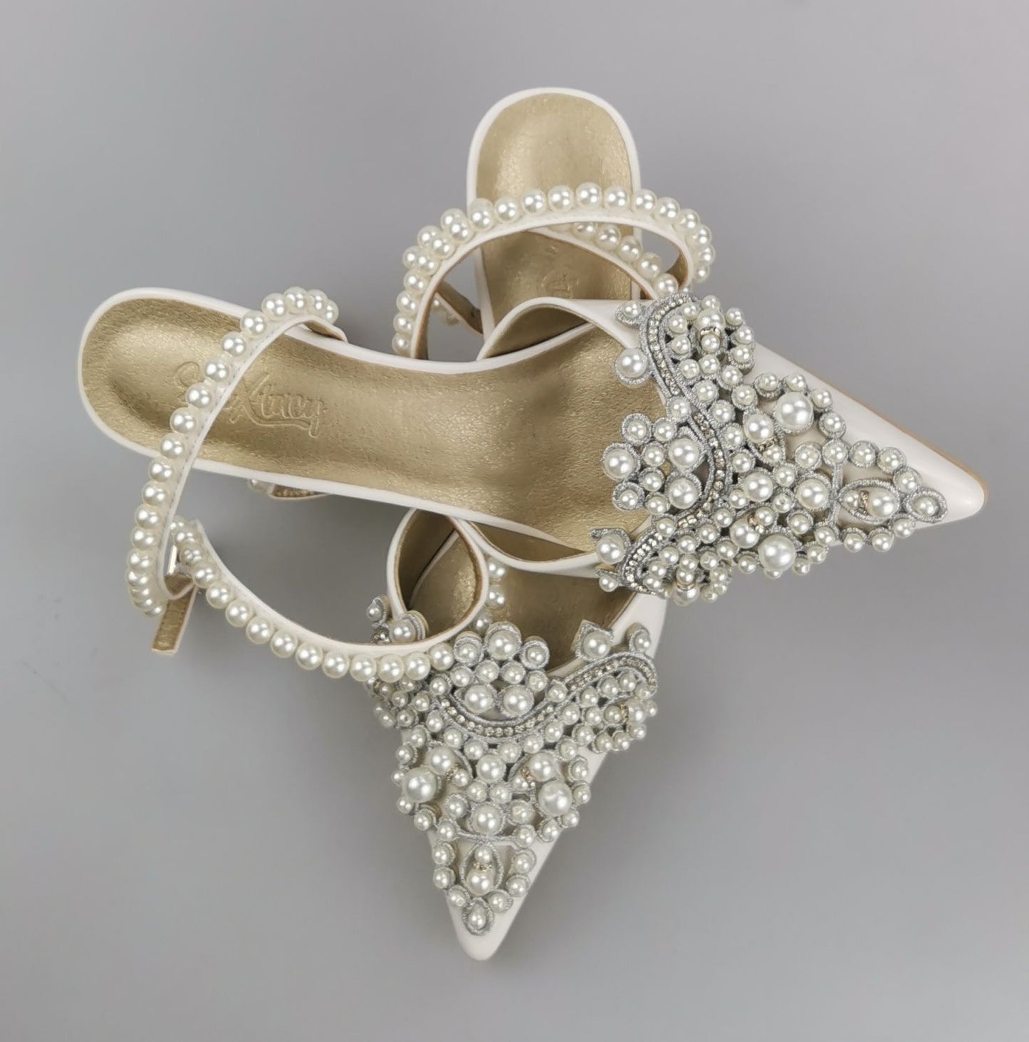 Pearl Embellished Heels